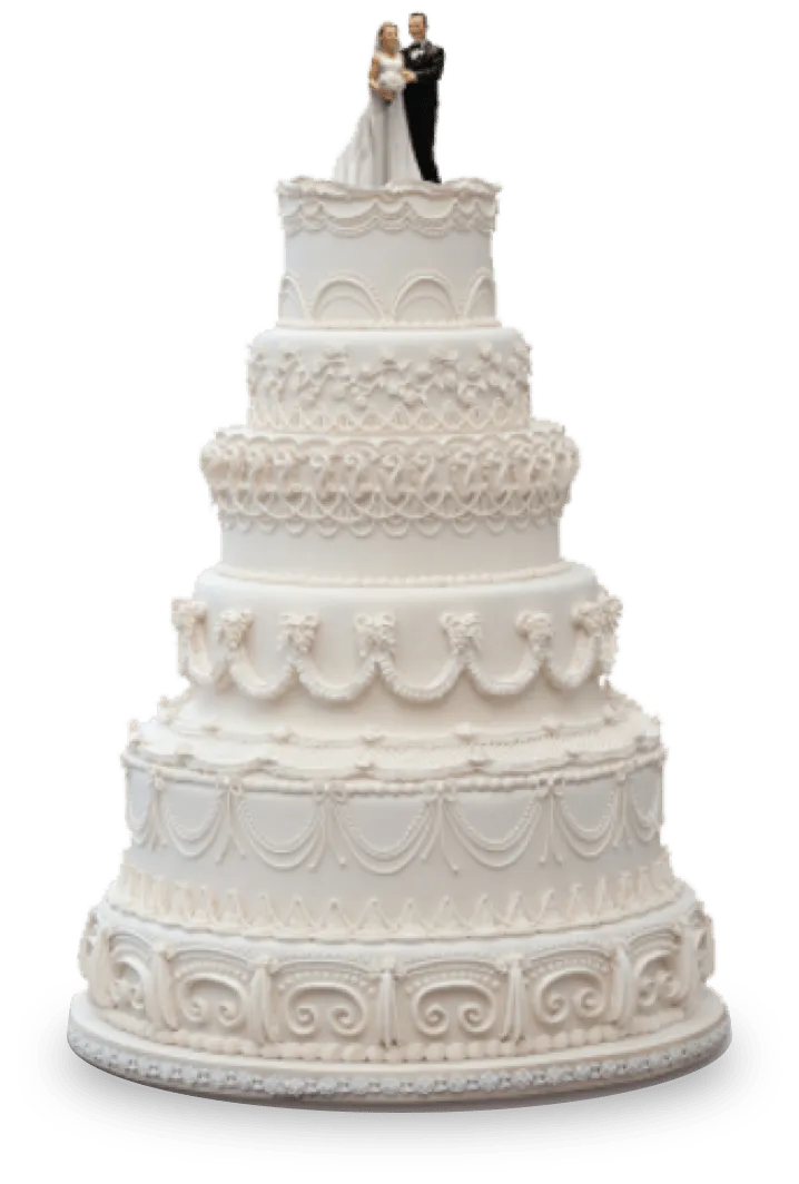 A wedding cake